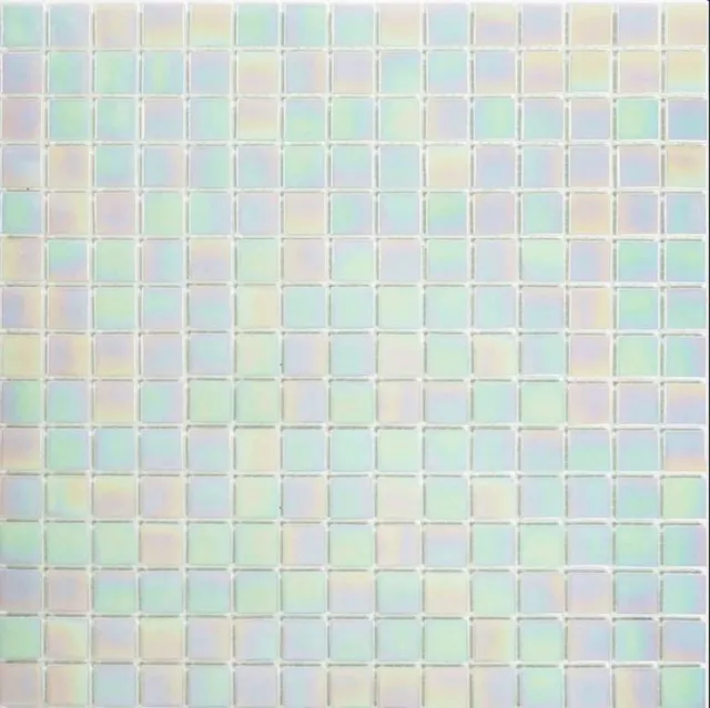 Glasmosaik Mosaikfliesen Bordüre weiss grau schwarz blau beige braun kupfer BAD