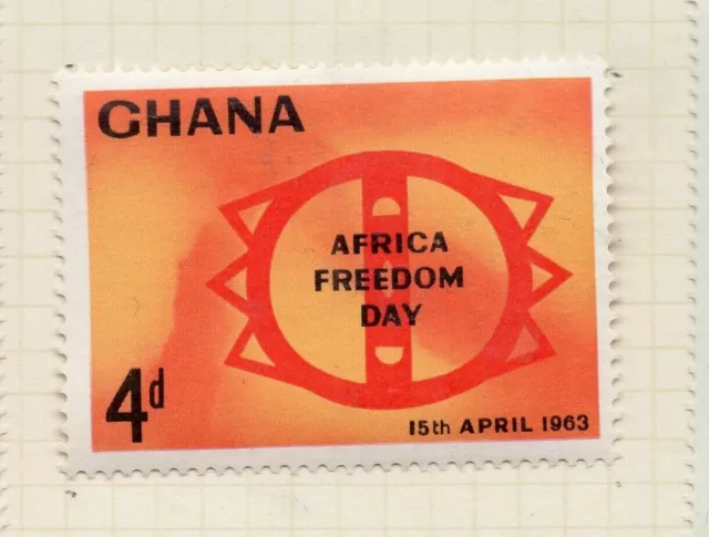 Ghana 1963 Early Issue Fine Mint Hinged 4d. NW-167923