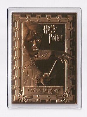 Cedric Diggory Harry Potter Collection Danbury Mint Sealed 22 kt Gold Card