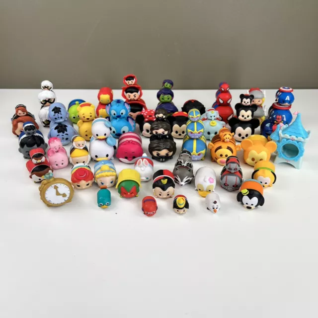 Lot of 73 Tsum Tsum Figures and 2 Accessories Disney Marvel
