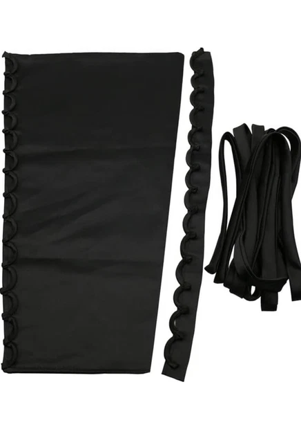 3PCS Corset Kit Wedding Dresses Back Panel Satin Straps Loops Zipper Replacement