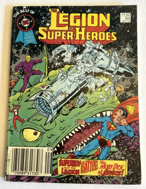 Best Of Dc Blue Ribbon Digest #64, Legion Of Superheroes, Copper Age 1985