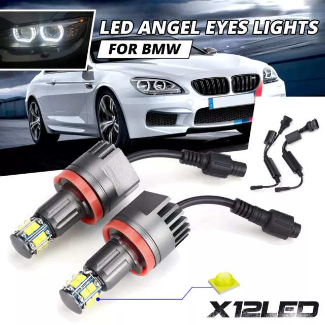 Anelli Angel Eyes 120 W H8 LED luce di posizione per BMW E92 E93 E90 E91 E60 E61 E70 E89
