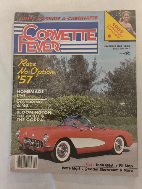 1984 DECEMBER, CORVETTE Fever Magazine (CP40-1) $37.57 - PicClick AU