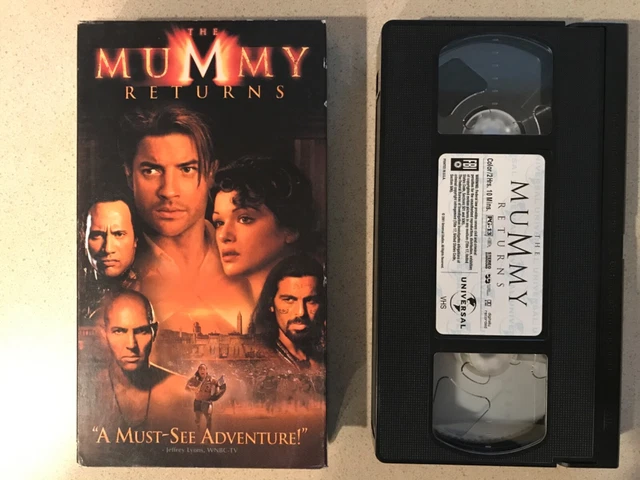 THE MUMMY RETURNS (VHS, 2001) Brendan Fraser, Rachel Weisz £2.59 ...