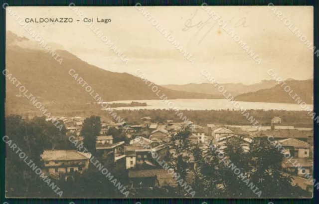 Trento Caldonazzo Lake Postcard VK0413