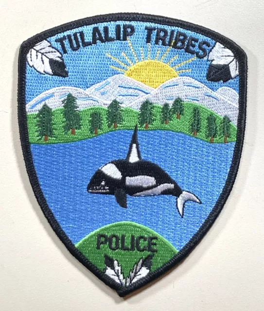 Tulalip Washington Tribal Police Patch - Orca Whale