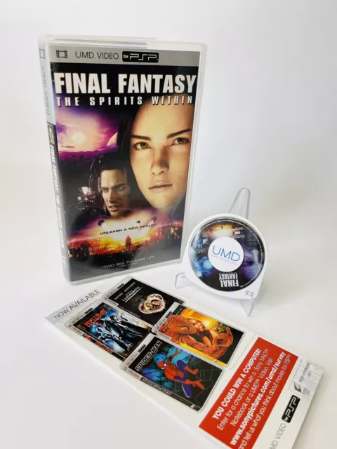 Final Fantasy The Spirits Within Sony PSP UMD Video - Complete CIB **VERY NICE**