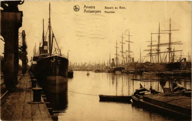 CPA AK Bassin au Bois - Anvers SHIPS (911707)
