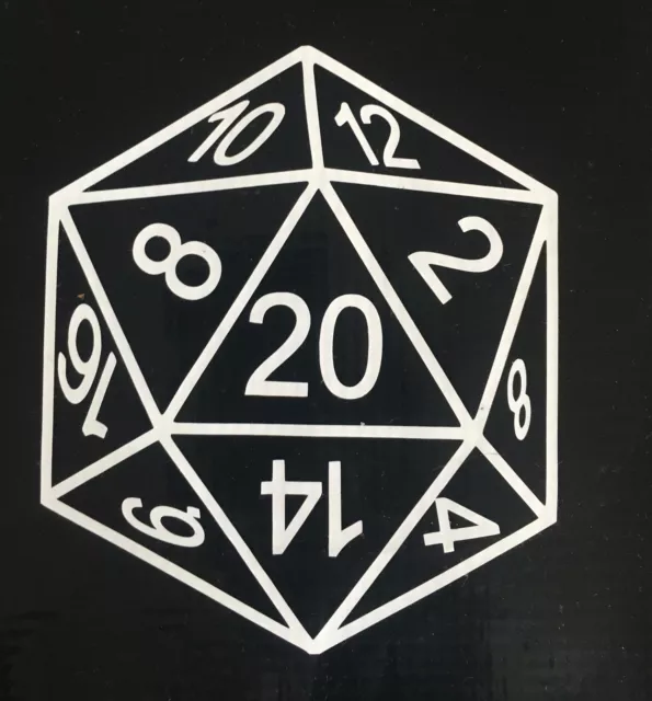 D20 car decal discount
