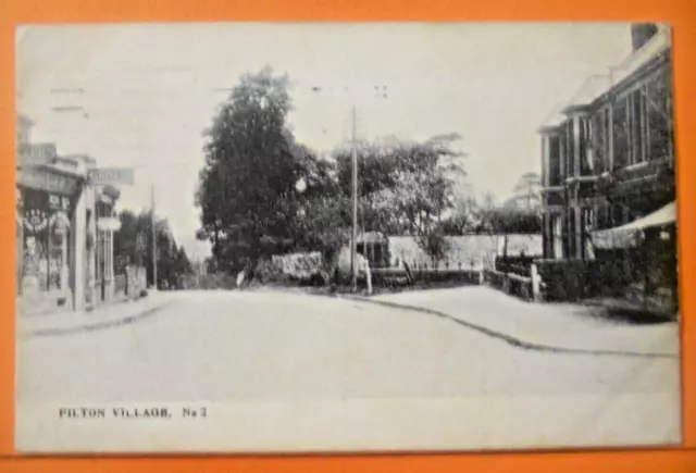 Postcard POSTED 1907 VILLAGE STREET SCENE FILTON BRISTOL