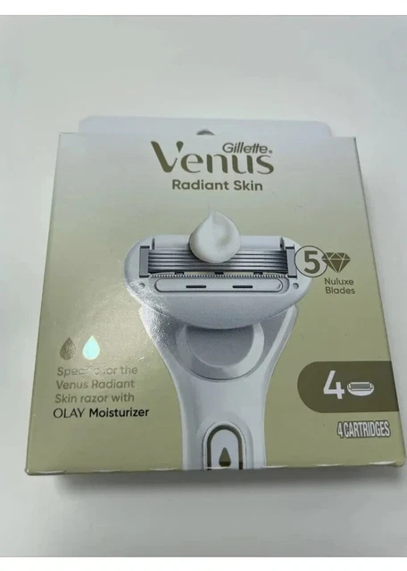 Cartuchos de repuesto de piel Gillette Venus 5 hojas 4 piezas hidratante Olay (NC)
