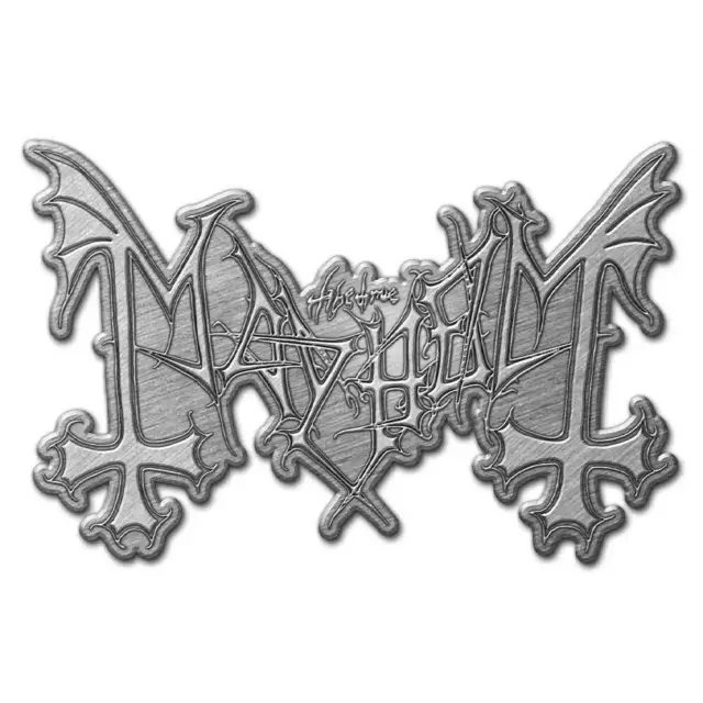 Mayhem Band Logo Pin Badge