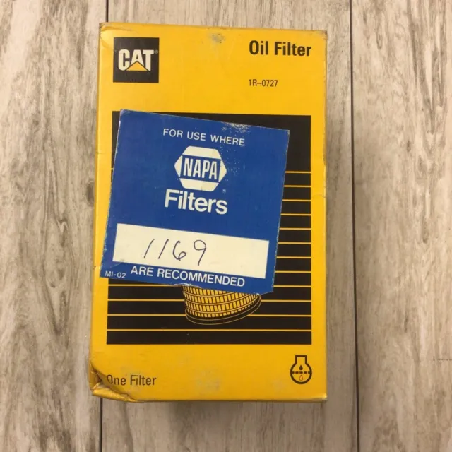 Caterpillar 1R-0727 Oil Filter Napa 1169