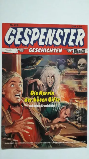 Gespenster Geschichten Nr.128 - TOP Z0 ORIGINAL ERSTAUFLAGE COMICHEFT BASTEI