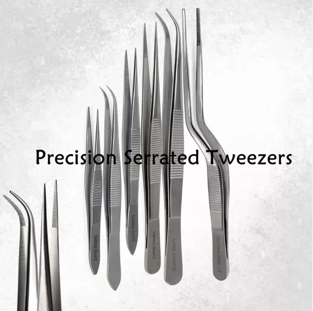 Surgical Tweezers for Ingrown Hair - Precision Sharp Needle Nose Pointed Tweezer