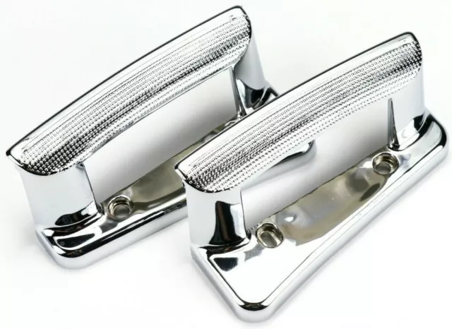 2005 - 2013 Corvette Exterior Door Handles Pulls Chrome Pair Set C6 NEW