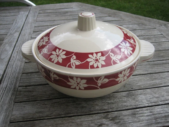 Ancien Plat Avec Couvercle En Faïence P. Regout & Co Maastricht - XIXe Siècle, Occasion