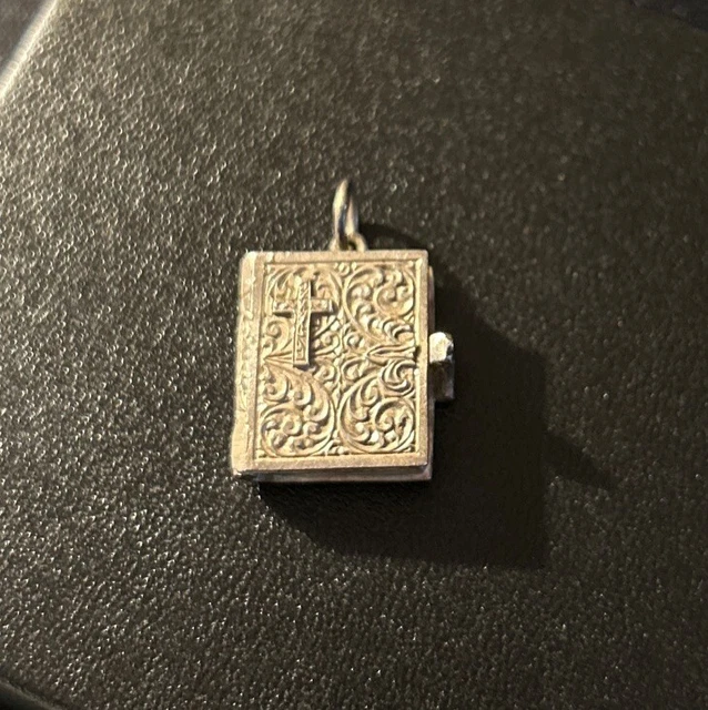 Silver Prayer Book Charm