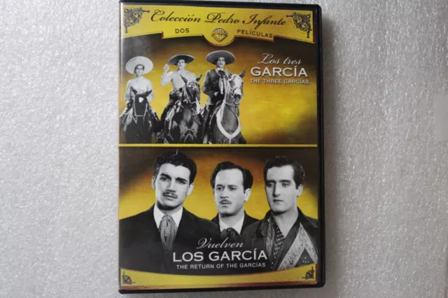 COLECCION PEDRO INFANTE: Los Tres Garcia/Vuelven los Garcia (DVD, 2009 ...