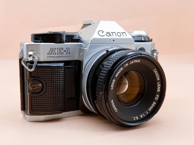 カメラ フィルムカメラ CANON キヤノン AE-1 AE-1 PROGRAM EF FD 50mm F1.8 FD 50mm 1.4 