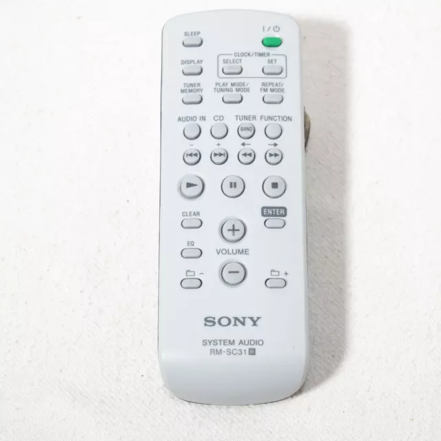 Sony RM-SC31 Audio System Remote Control - Genuine OEM - Tested & Working!