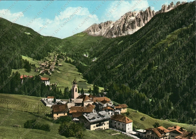 1966 NOVA LEVANTE col Latemar Dolomiti Welschnofen Bolzano Bozen Cartolina
