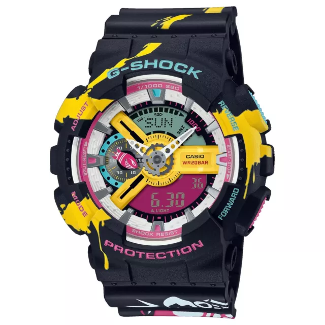 Casio GA110LL-1A Men's League of Legends Multi Color Ana-Digi G Shock Watch