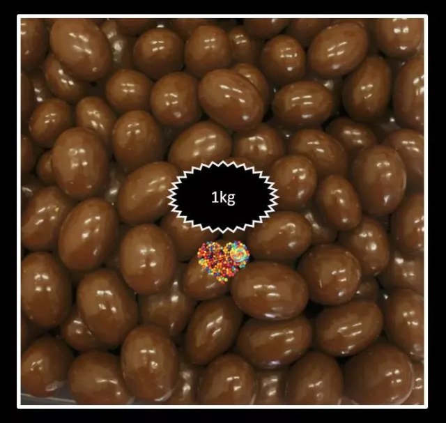 Milk Chocolate Coated Almonds 1Kg Bag Xmas Almond Treats Made In Australia 2