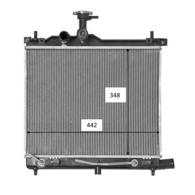Radiatore Raffreddamento Del Motore NRF per Hyundai i10 Pa di Distributore Di