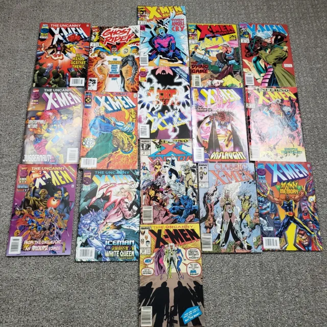 Comic Books Lot 16 Marvel X Men Issue 80s 90s First Appearnce Bulk