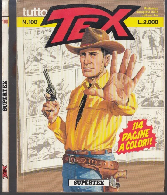 Fb- Tutto Tex N.100 Supertex A Colori Tuttotex -- Bonelli - 1991 - B - B24