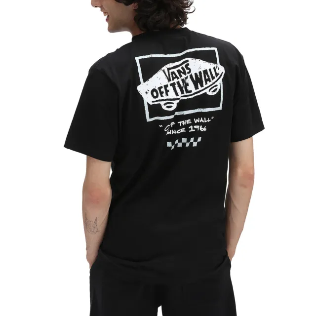 Vans T-Shirt da Uomo Sketchy Past Nera Codice VN0A7PLVBLK - 9M