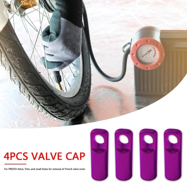 Small bike clearance tyre valve