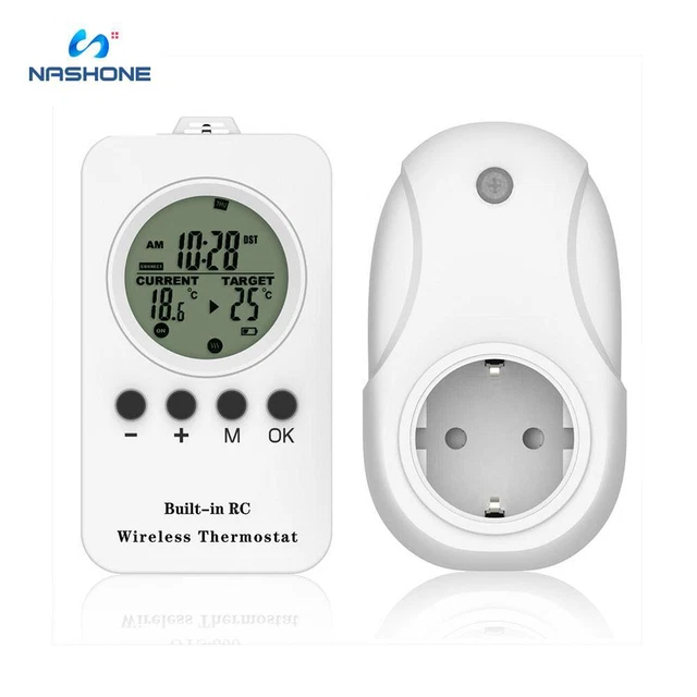 Lcd Digital Thermostat Temperature Control Wireless Programmable Floor Heating