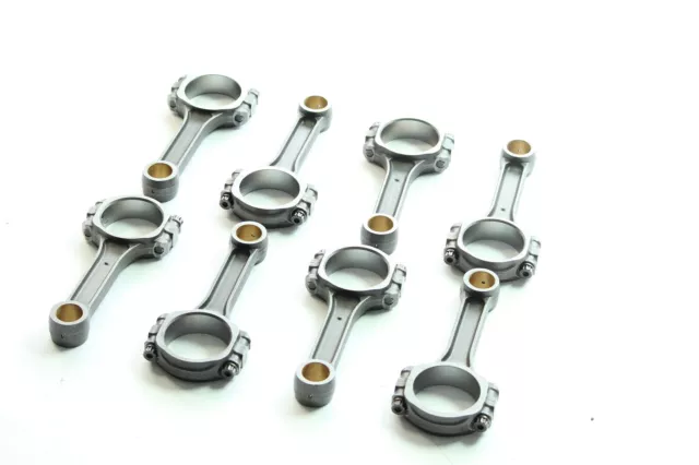 5.7'' I-Beam 5140 Connecting Rods For SBC Chevy 350 Bushed Floating