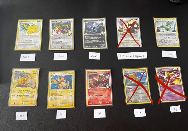 AU CHOIX - carte pokemon à l'unité - holo/reverse EUR 1,00 - PicClick FR