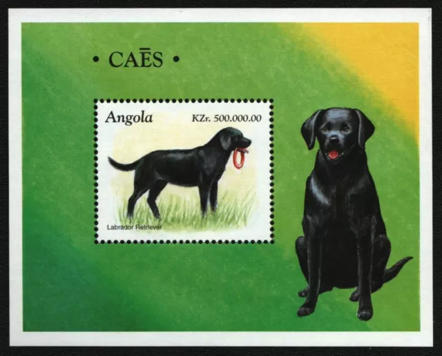 Angola 1998 - Mi-Nr. Block 43 ** - MNH - Hunde / Dogs