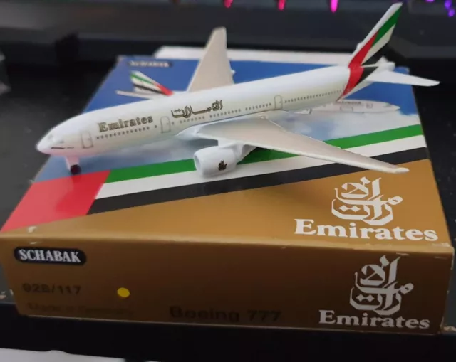 Emirates Boeing 777 Aircraft By Schabak - In Box 1/600 Scale 928/117