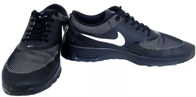 Nike Air Max Thea Womens Black Running Sneakers Shoes 40.5 Or 9 Us - Near New 3
