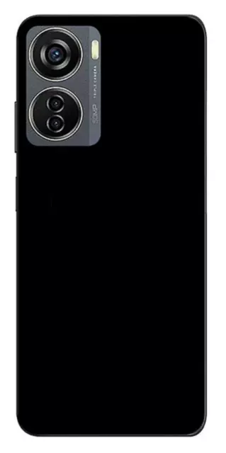 Funda ZTE Blade V40 Design (4G) Gel TPU Negro + Protector Pantalla PTC