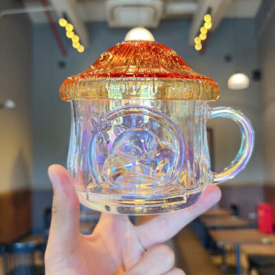starbucks mushroom glass