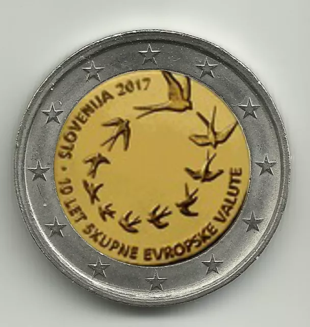 SLOVENIË 2017- 2 euro -10 Jaar Eurogeld in Slovenië/Monnaie euro Slovénie - UNC!