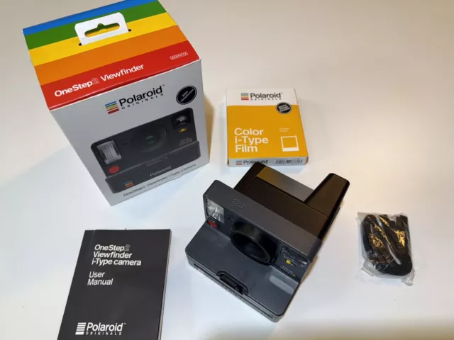 Polaroid One Step 2 Flash Camera Sofortbildkamera Set ##Wie Neu## mit Film