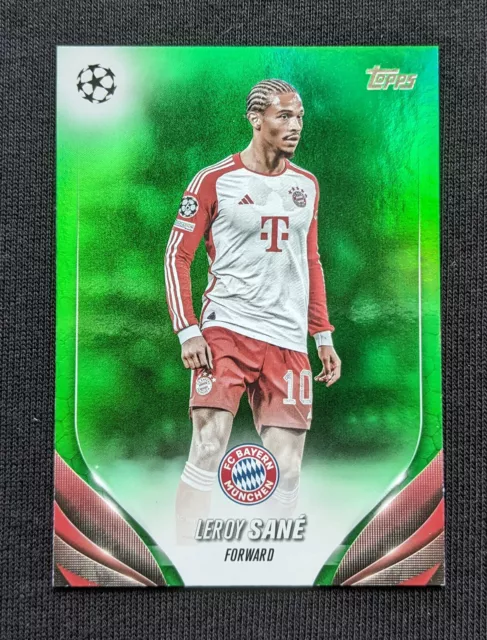 LEROY SANE green /99 Topps Flagship UCC 2023 24 Bayern Munich