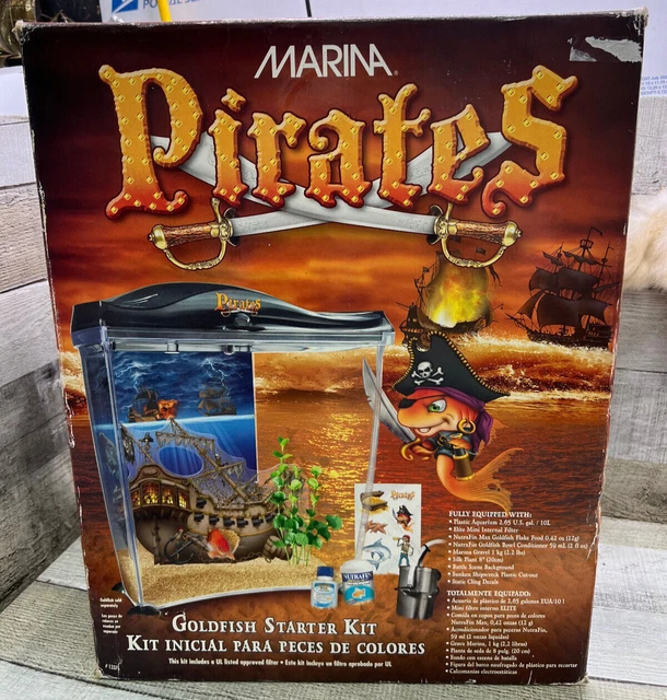 MARINA Pirates Goldfish Starter Kit - Vintage Never used! COOL!