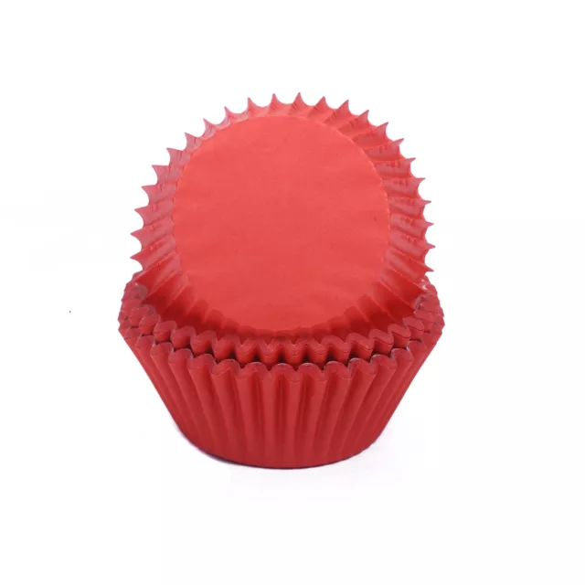 Miss Bakery's House® Pirottini in carta - standard - rosso - 75 pezzi - Ø 5 c