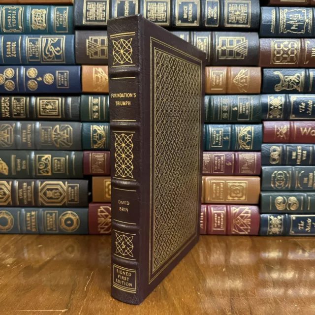 Foundation’s Triumph David Brin Easton Press Signed First Edition Numbered EUC