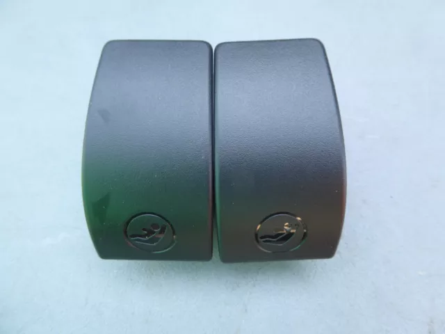 SKODA OCTAVIA 13 19 Child Seat Isofix Cover Trim Blanking Caps