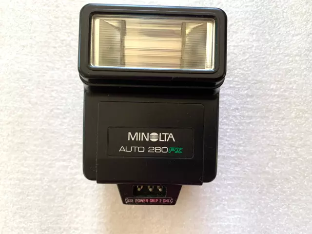 Minolta Auto Electroflash 280PX Shoe Mount Flash With Case 2